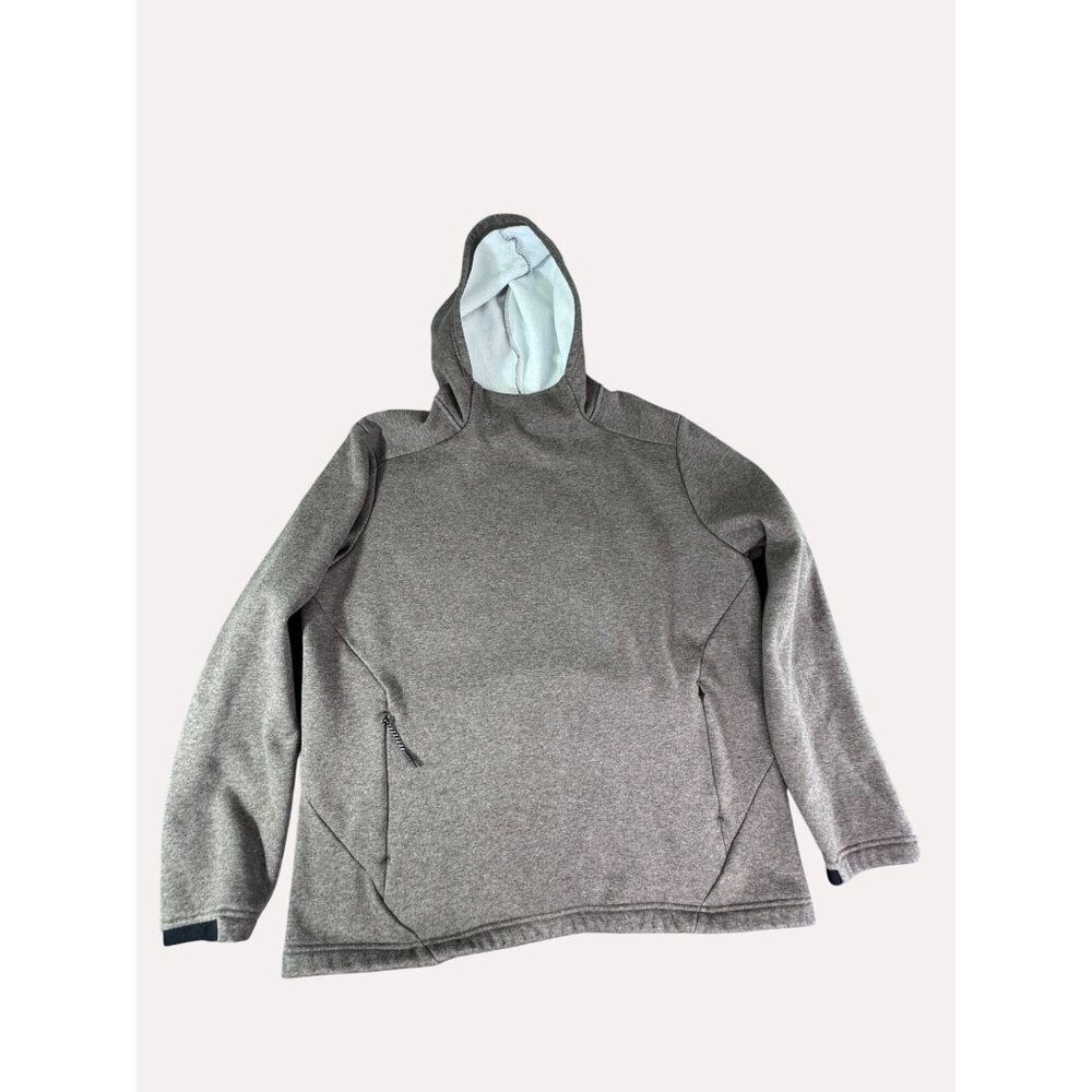 FLX Pullover Mens XLARGE Hoodie Brown  Fleece Long Sleeve Sweatshirt